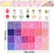 Friendship Bracelet Kit, 16888pcs, 96 Colors Polymer Clay Beads & 1200 Letter Beads,Bracelet Making Kit for DIY Jewelry Making&Friendship Bracelet Making
